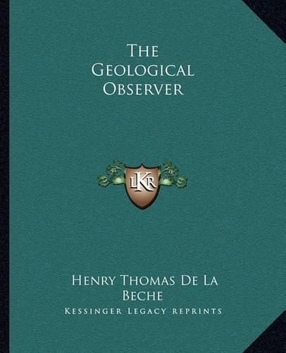 Cover image for The Geological Observer