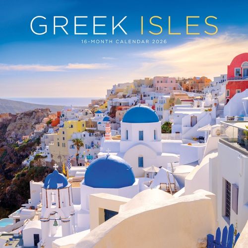 Cover image for 2026 Greek Isles Wall Calendar Multi-Lingual
