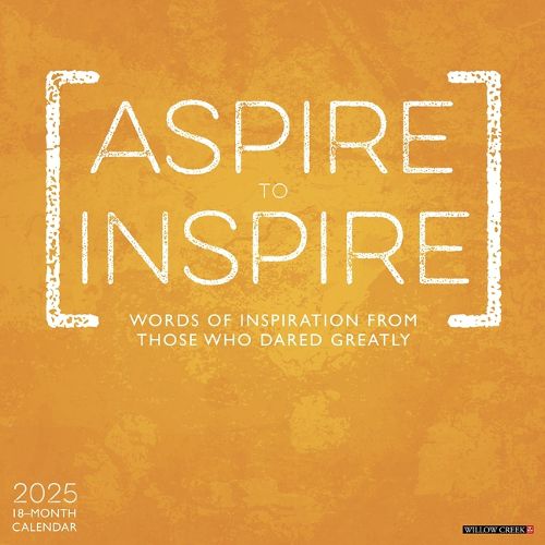 Cover image for Aspire to Inspire 2026 12 X 12 Wall Calendar