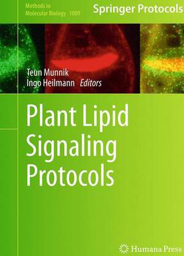 Cover image for Plant Lipid Signaling Protocols