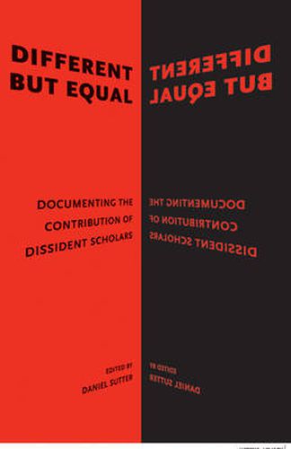 Cover image for Different but Equal: Documenting the Contribution of Dissident Scholars
