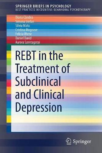 Cover image for REBT in the Treatment of Subclinical and Clinical Depression