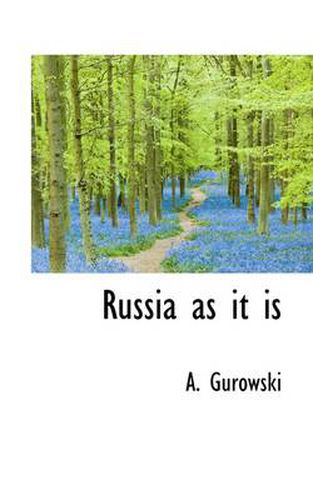 Cover image for Russia as It Is