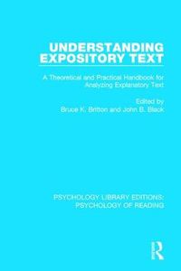 Cover image for Understanding Expository Text: A Theoretical and Practical Handbook for Analyzing Explanatory Text