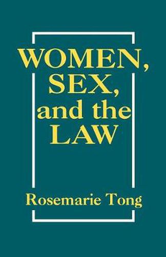 Cover image for Women, Sex, and the Law