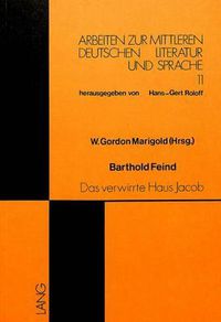 Cover image for Barthold Feind: Das Verwirrte Haus Jacob