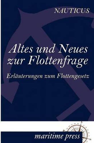 Cover image for Altes und Neues zur Flottenfrage