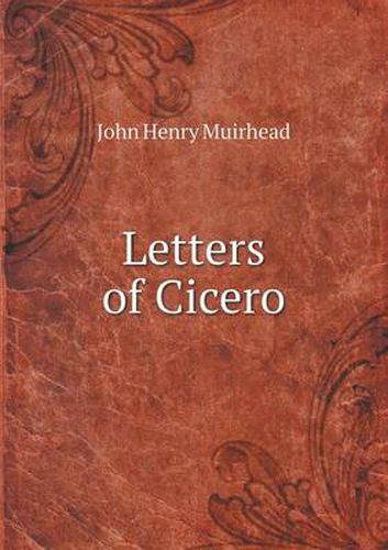 Cover image for Letters of Cicero