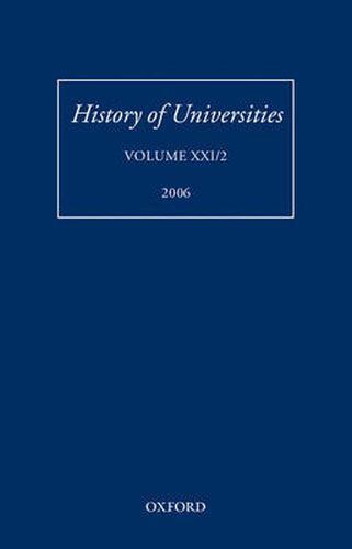 Cover image for History of Universities