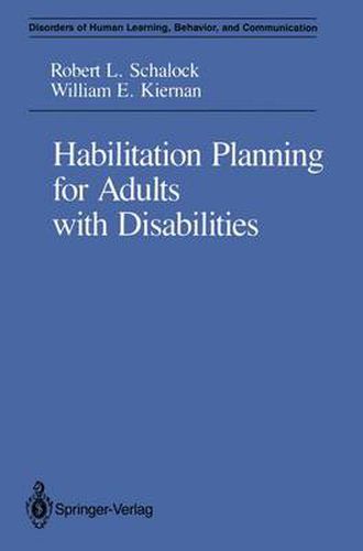 Habilitation Planning for Adults with Disabilities