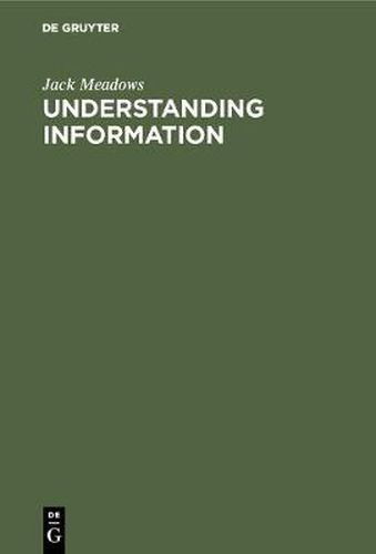 Cover image for Understanding Information