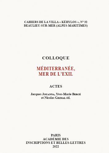 Cover image for Mediterranee, mer de l'exil