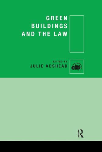 Cover image for Green Buildings and the Law