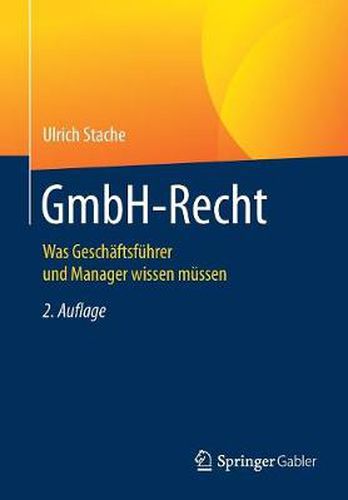 Cover image for Gmbh-Recht: Was Geschaftsfuhrer Und Manager Wissen Mussen