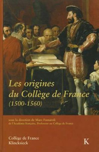 Cover image for Les Origines Du College de France (1500-1560)