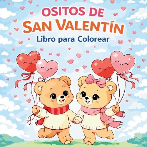 Cover image for Ositos de San Valentin - Libro para colorear