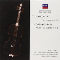 Cover image for Tchaikovsky Shostakovich Violin Concerto