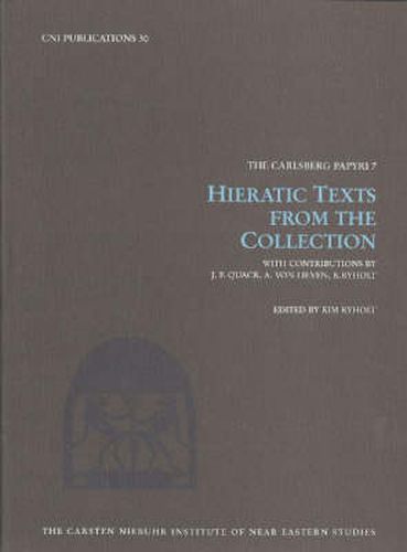 Cover image for Hieratic Texts from the Collection