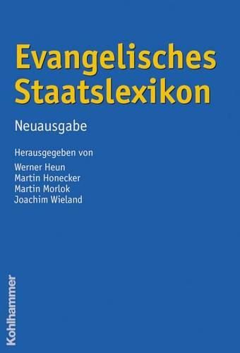 Cover image for Evangelisches Staatslexikon: Sonderausgabe Der 1. Auflage