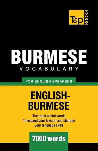 Cover image for Burmese vocabulary for English speakers - 7000 words