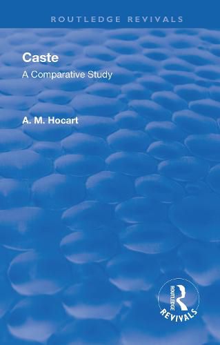 Cover image for Caste: A Comparative Study