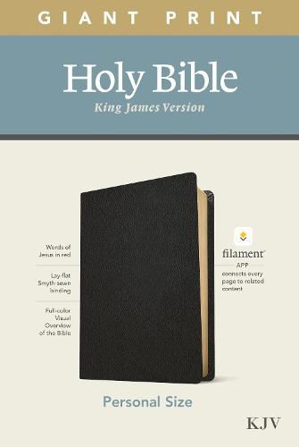 Cover image for KJV Personal Size Giant Print Bible, Filament Edition, Black