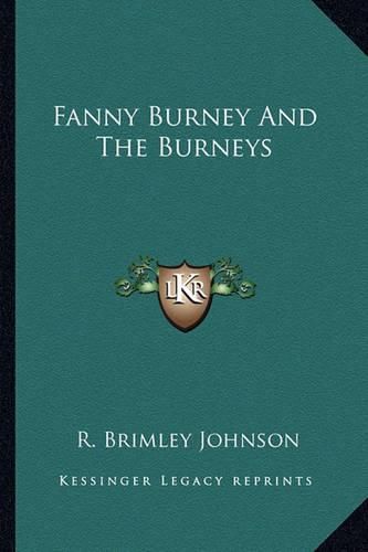 Fanny Burney and the Burneys