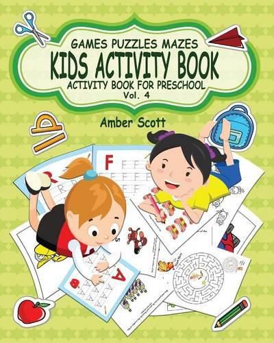 Kids Activity Book ( Activity Book For Preschool ) -Vol. 4