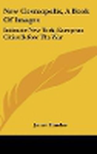 Cover image for New Cosmopolis, a Book of Images: Intimate New York; European Cities Before the War: Vienna, Prague, Little Holland, Belgian Etchings, Madrid, Dublin; Atlantic City and Newport
