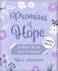 Cover image for Promises of Hope: A Word Search Book inspired by Bible Verses on Hope