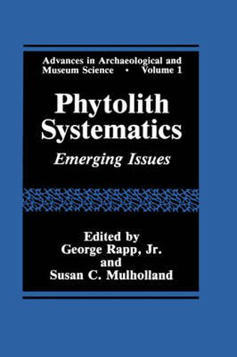 Cover image for Phytolith Systematics: Emerging Issues