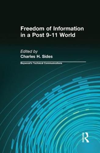 Cover image for Freedom of Information in a Post 9-11 World