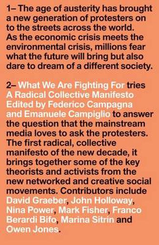 Cover image for What We Are Fighting For: A Radical Collective Manifesto