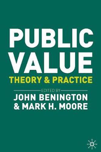 Cover image for Public Value: Theory and Practice