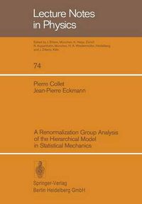 Cover image for A Renormalization Group Analysis of the Hierarchical Model in Statistical Mechanics