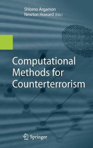 Cover image for Computational Methods for Counterterrorism