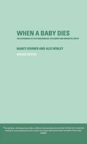 Cover image for When A Baby Dies: The Experience of Late Miscarriage, Stillbirth and Neonatal Death