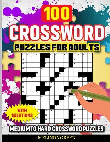 Cover image for 100 Crossword Puzzles For Adults