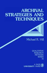 Cover image for Archival Strategies and Techniques