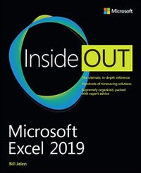 Cover image for Microsoft Excel 2019 Inside Out