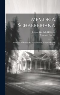 Cover image for Memoria Schaereriana