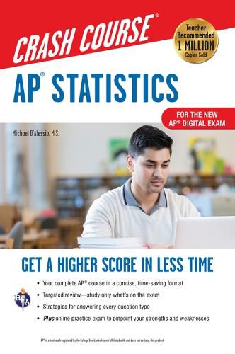 Cover image for Ap(r) Statistics Crash Course, Book + Online: Get a Higher Score in Less Time
