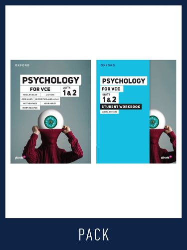 Cover image for Psychology for VCE Units 1 & 2 Student pack (Student Book+Student Workbook)