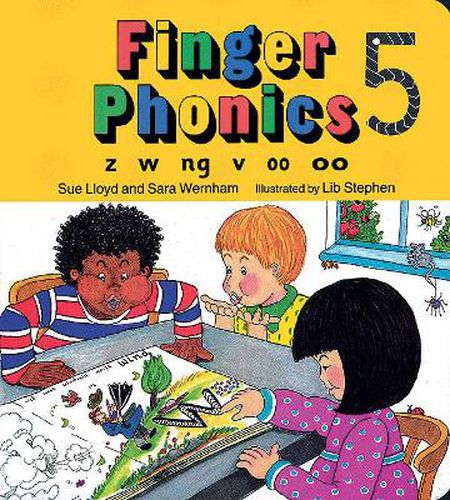 Finger Phonics Book 5: in Precursive Letters (British English edition)