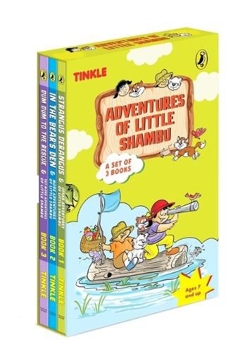 Cover image for Adventures of Little Shambu: Three Book Boxset of Exciting Short Stories with Little Shambu and His Friends | Ages 7+