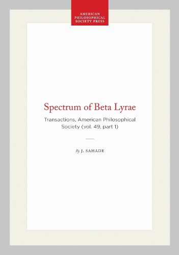 Cover image for Spectrum of Beta Lyrae