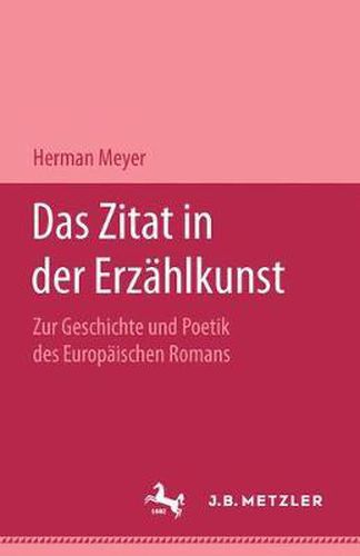 Cover image for Das Zitat in Der Erzahlkunst