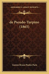 Cover image for de Pseudo-Turpino (1865)