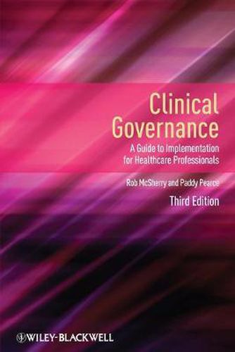 Cover image for Clinical Governance