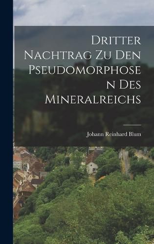 Cover image for Dritter Nachtrag zu den Pseudomorphosen des Mineralreichs